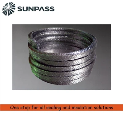 Imballaggio in grafite con filo inconel e rete metallica rivestita